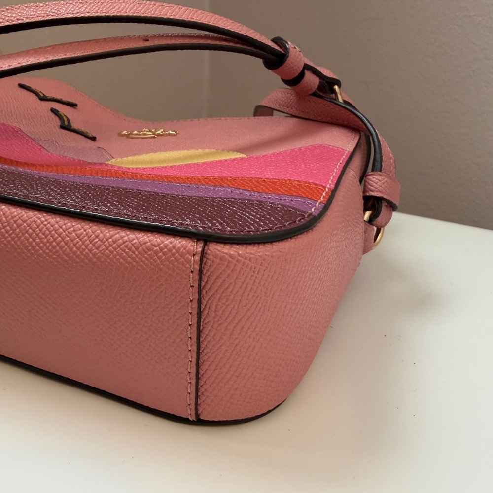 Coach Pink and Purple Crossbody Bag - Picture 8 of 14